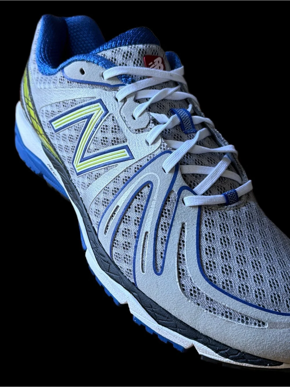 New Balance 890 Men’s size 10.5 Gray / Blue Mesh Running Shoes *NEW*